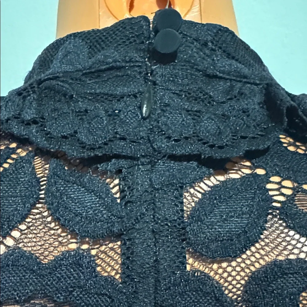 J Crew Black Lace L/S Blouse Cami 2p Set Size 10 $128 EUC Worn 1x KL